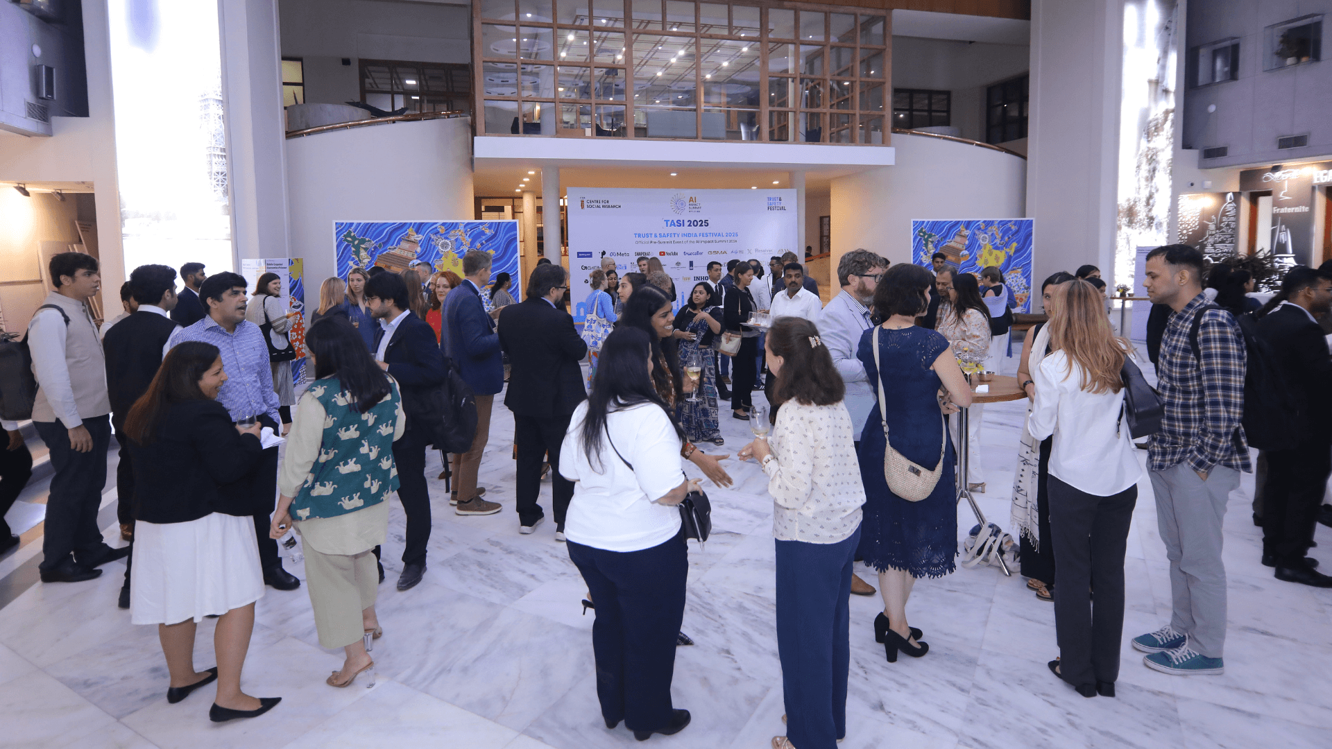 Delegates and media professionals at a TASI gathering