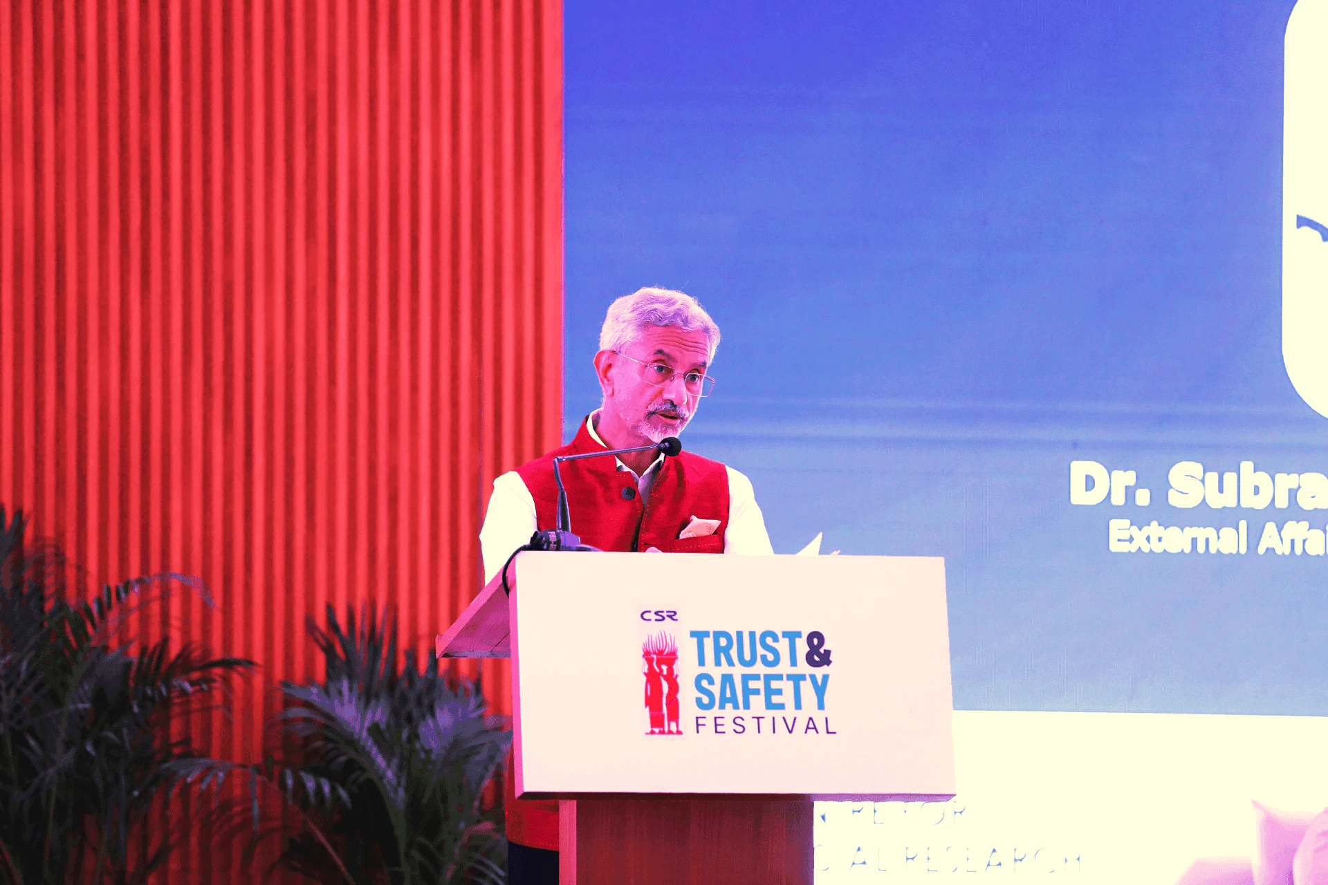 Dr. S. Jaishankar speaking at TASI 2025