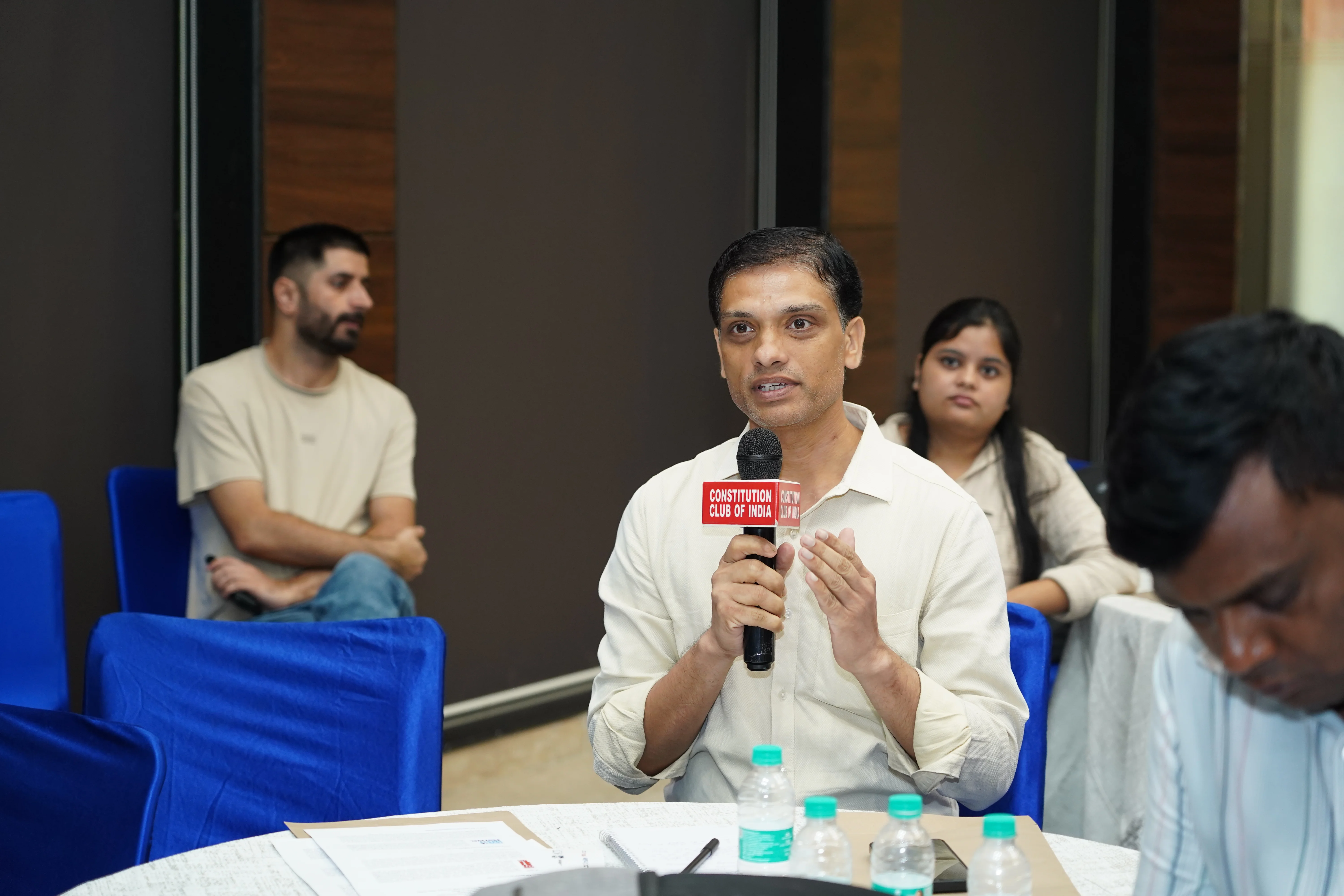 Press interaction during the TASI 2025 pre-festival media briefing